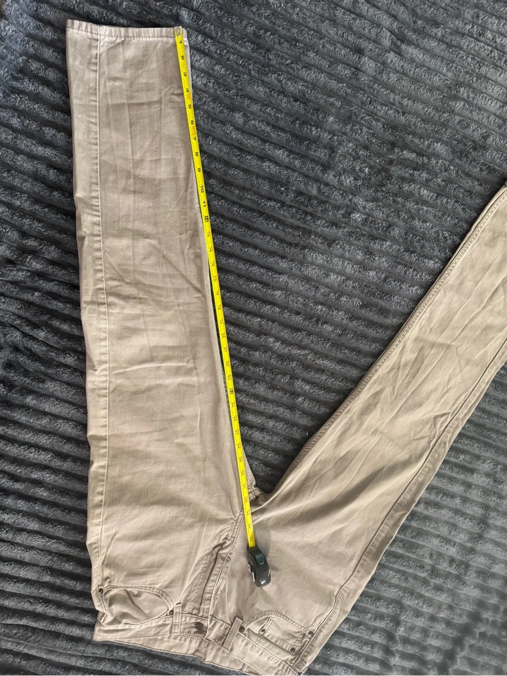 Levi's 505 Khaki Straight-Leg Jeans 32x34